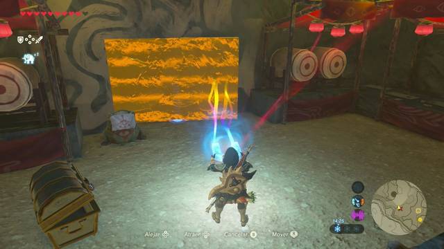 Zelda Breath of the Wild Naboris, bestia del rayo - Mover la pared