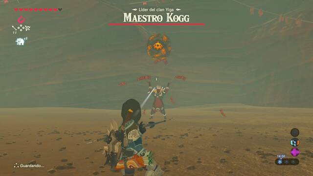 Zelda Breath of the Wild Naboris, bestia del rayo - Primera fase
