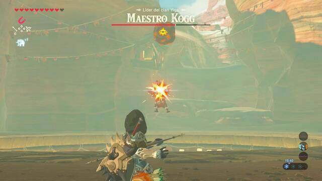 Zelda Breath of the Wild Naboris, bestia del rayo - Segunda fase