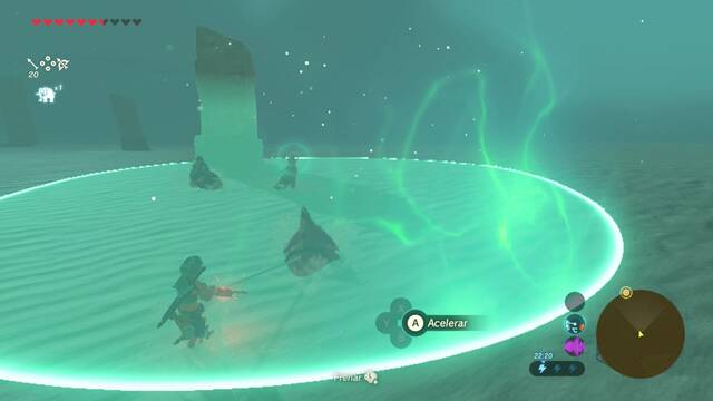 Zelda Breath of the Wild Naboris, bestia del rayo - Aura de Riju