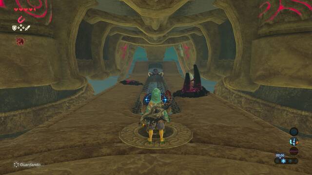 Zelda Breath of the Wild Naboris, bestia del rayo - Interior de la bestia divina