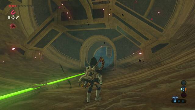 Zelda Breath of the Wild Naboris, bestia del rayo - Rampa de la pared