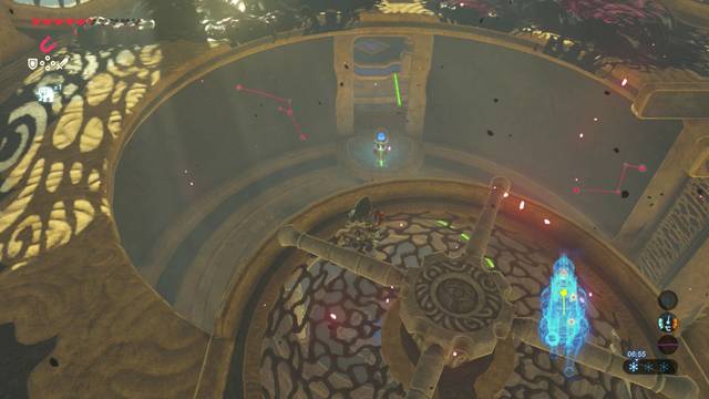 Zelda Breath of the Wild Naboris, bestia del rayo - Cristal inferior encendido