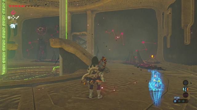 Zelda Breath of the Wild Naboris, bestia del rayo - Ojo de la planta inferior