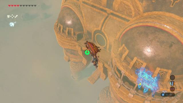 Zelda Breath of the Wild Naboris, bestia del rayo - Hueco en la pierna