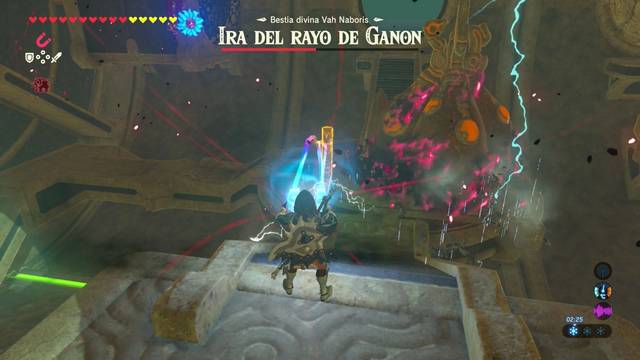 Zelda Breath of the Wild Naboris, bestia del rayo - Usar el imán en los pilares