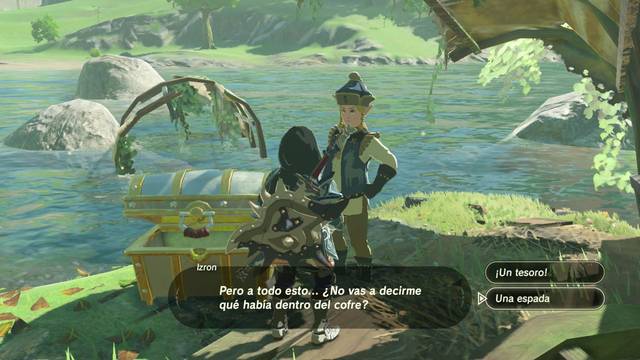Zelda Breath of the Wild Un tesoro sumergido - Contarle la verdad