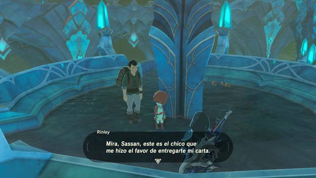 Zelda Breath of the Wild Carta en una botella - Rinley y Sassan