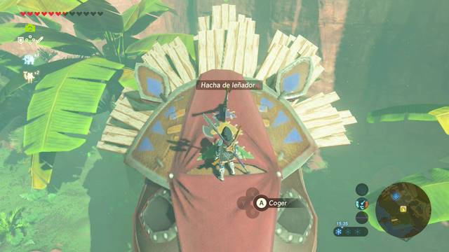 Zelda Breath of the Wild ¡Rayos! - Hacha de leñador