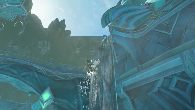 Zelda Breath of the Wild La belleza definitiva - Escalar por la cascada