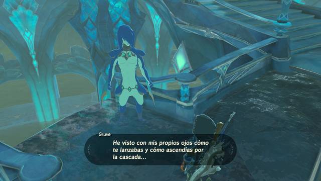 Zelda Breath of the Wild La belleza definitiva - Hablar con Gruve