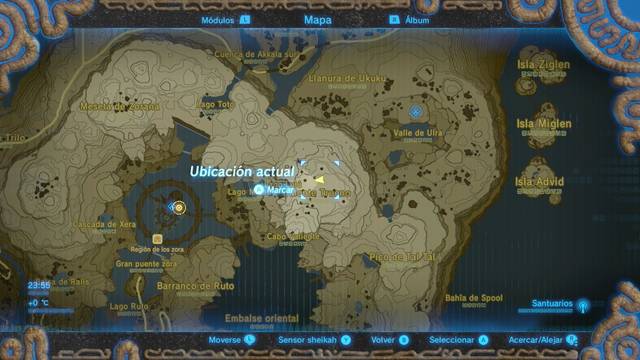 Zelda Breath of the Wild En busca del centalen - Monte Trueno