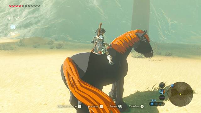 Zelda Breath of the Wild Captura al caballo gigante - Cabalgar con el caballo