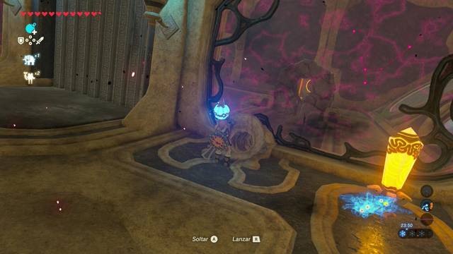 Zelda: Breath of the Wild Interior de Vah Medoh - Usar bomba