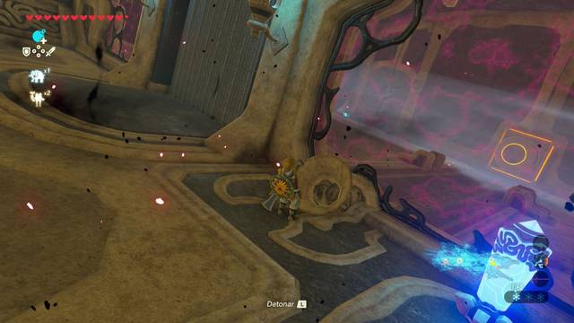 Zelda: Breath of the Wild Interior de Vah Medoh - Bomba en la esquina