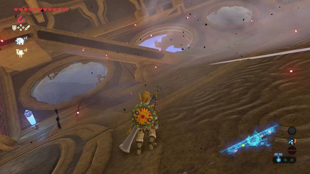 Zelda: Breath of the Wild Interior de Vah Medoh - Cristal y viento