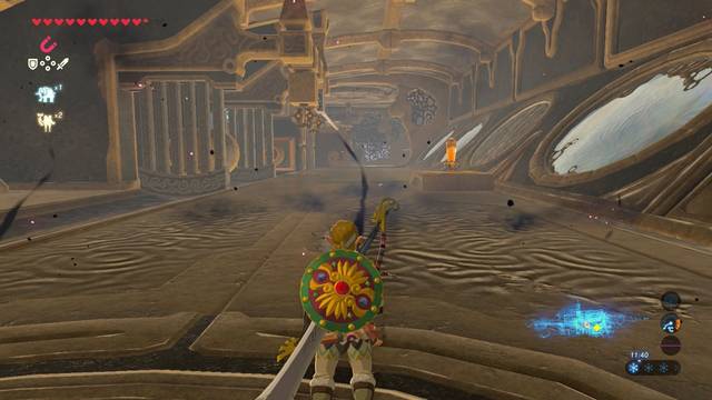 Zelda: Breath of the Wild Interior de Vah Medoh - Sala del ala derecha