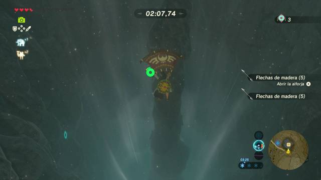 Zelda: Breath of the Wild El viaje hacia la región de los orni - Usar la paravela