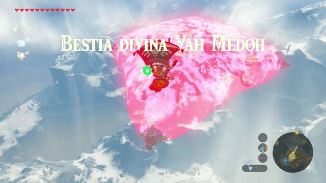 Zelda: Breath of the Wild Vah Medoh - Bestia divina Vah Medoh