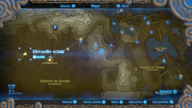 Zelda Breath of the Wild A por el moldora - Localización de Moldora