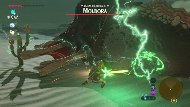 Zelda Breath of the Wild A por el moldora - Atacar cuerpo