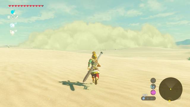 Zelda Breath of the Wild En buscar de Byrta - Tormenta de arena