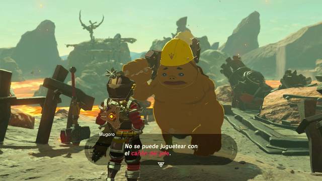 Zelda Breath of the Wild Rescatar a Yunobo - Goron y can