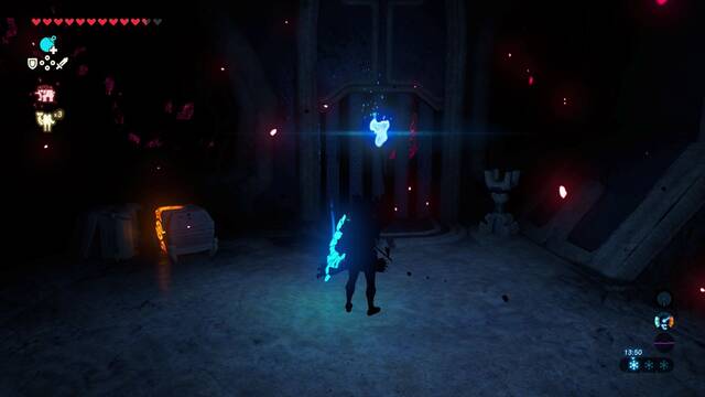 Zelda Breath of the Wild Interior de la bestia divina - Antorcha