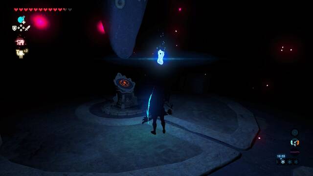 Zelda Breath of the Wild Interior de la bestia divina - Terminal del mapa