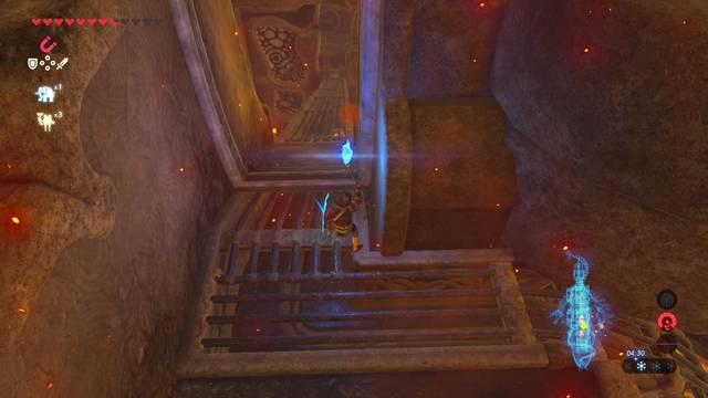 Zelda Breath of the Wild Interior de la bestia divina - Esfera rodando