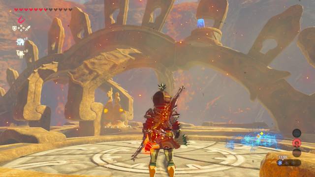 Zelda Breath of the Wild Interior de la bestia divina - Terminal principal