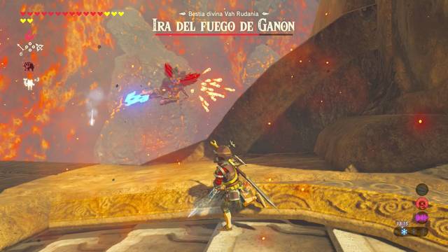Zelda Breath of the Wild Ira del fuego de Ganon - Meteoritos