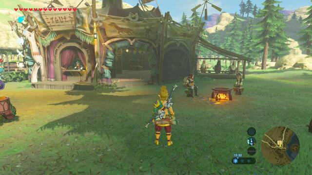 Zelda Breath of the Wild Un remedio contra el frío - Leif