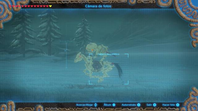Zelda Breath of the Wild El caballo tímido - Caballo esquelético