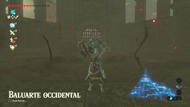 Zelda Breath of the Wild El camino hacia el Bastión central - Centaleón azul