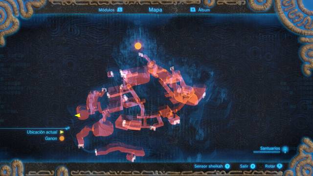 Zelda Breath of the Wild Derrota a Ganon - Sala circular