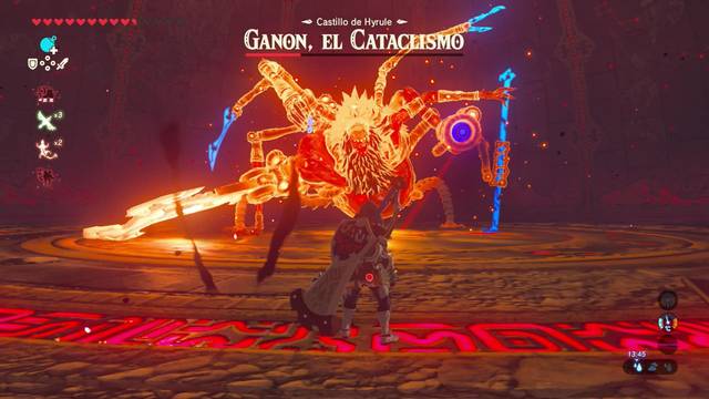 Zelda Breath of the Wild Ganon el cataclismo - Jefe con barrera