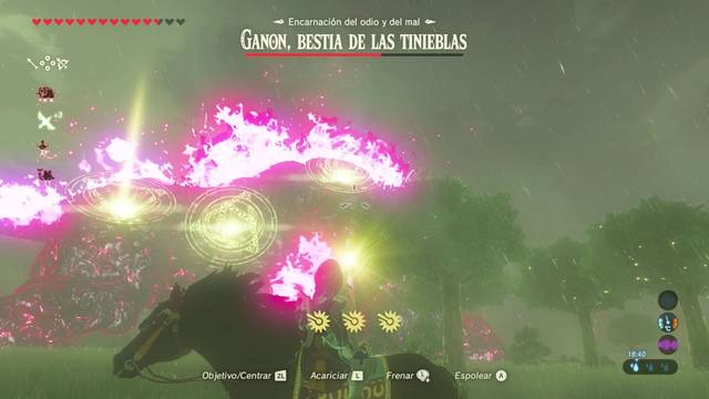 Zelda Breath of the Wild Ganon bestia de las tinieblas - Segundos círculos