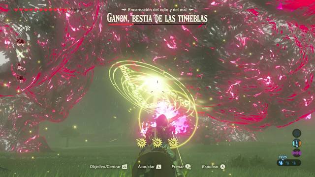 Zelda Breath of the Wild Ganon bestia de las tinieblas - Círculo inferior