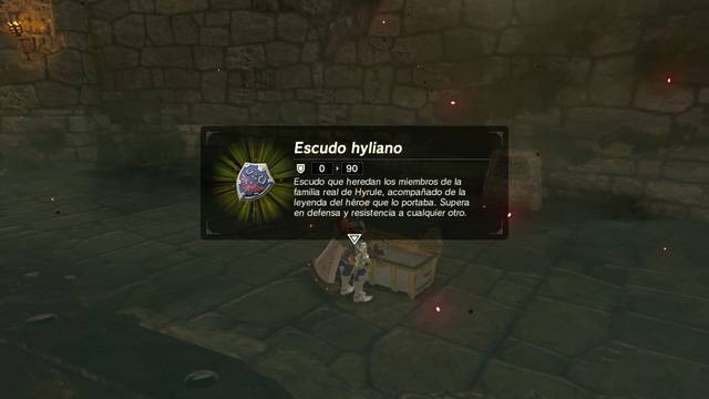 Zelda Breath of the Wild Derrota a Ganon - Escudo Hyliano