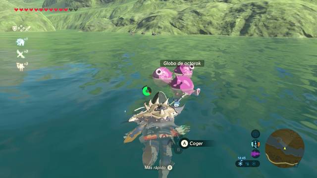 Zelda Breath of the Wild Vuela alto, globito - Globo Octorok