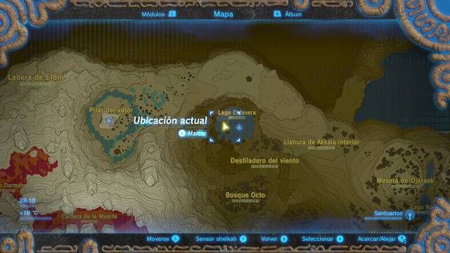 Zelda Breath of the Wild Amor de madre - Lago Calavera