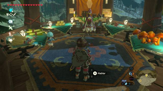 Zelda Breath of the Wild Amor de madre - Tienda del poblado de Orni