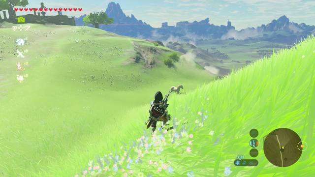 Zelda Breath of the Wild A por el caballo blanco - Caballo blanco