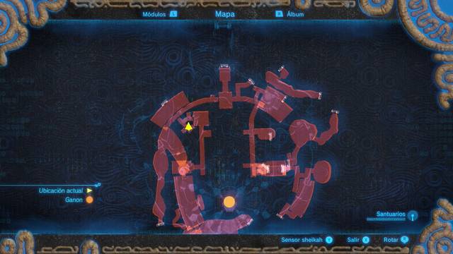 Zelda Breath of the Wild Recetas de la realeza - Sala secreta