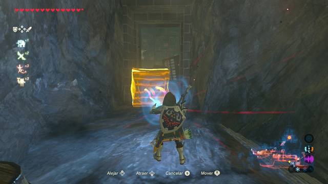 Zelda Breath of the Wild Recetas de la realeza - Pasadizo a la biblioteca