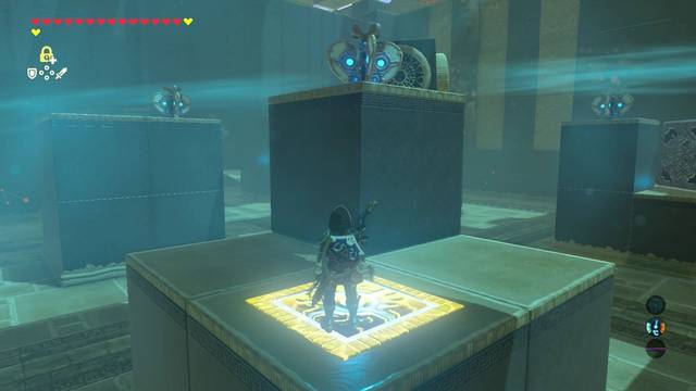 Zelda Breath of the Wild Santuario de Yunish - Paralizar baldosa