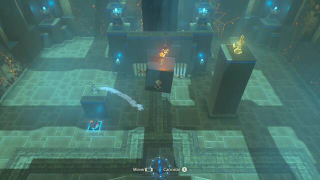 Zelda Breath of the Wild Santuario de Yunish - Quemar las antorchas