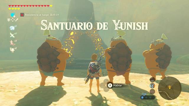 Zelda Breath of the Wild Prueba de aguante - Santuario de Yunish