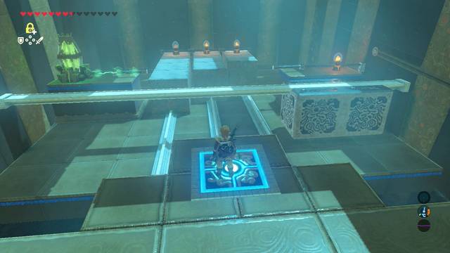 Zelda Breath of the Wild Santuario de Awak - Sala del puzle